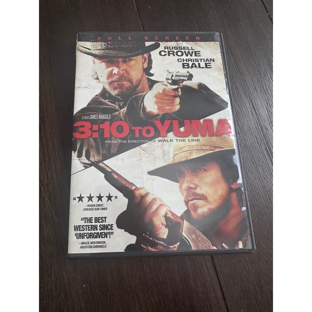 3:10 to Yuma DVD 2007 Western Russell Crowe Christian Bale Full Screen Lionsgate